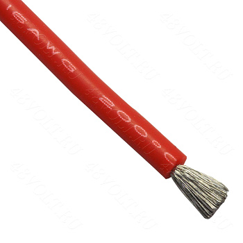 Силиконовый провод 16 awg красный